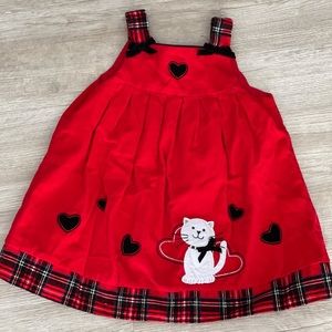 Baby girl cat dress